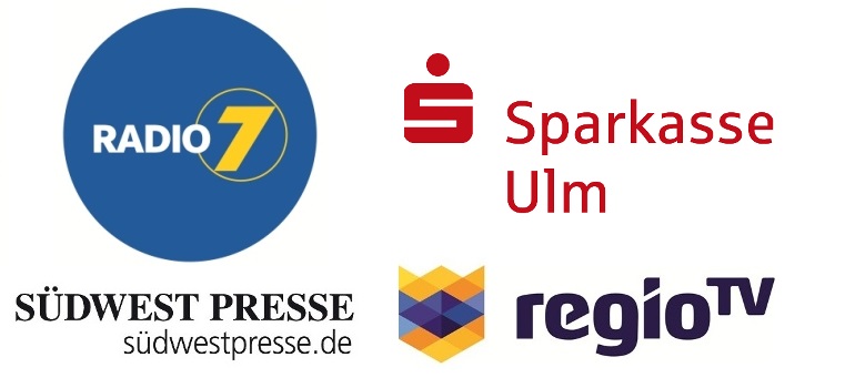 Logos der Partner für den A Cappella Award Ulm 2016
