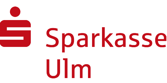 Logo der Sparkasse in roter Schrift auf weißem Hintergrund