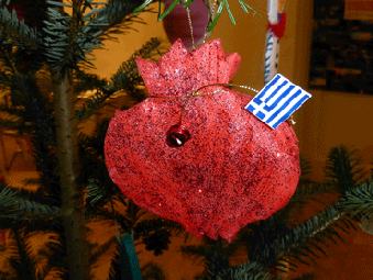 Ein Granatapfel aus Griechenland